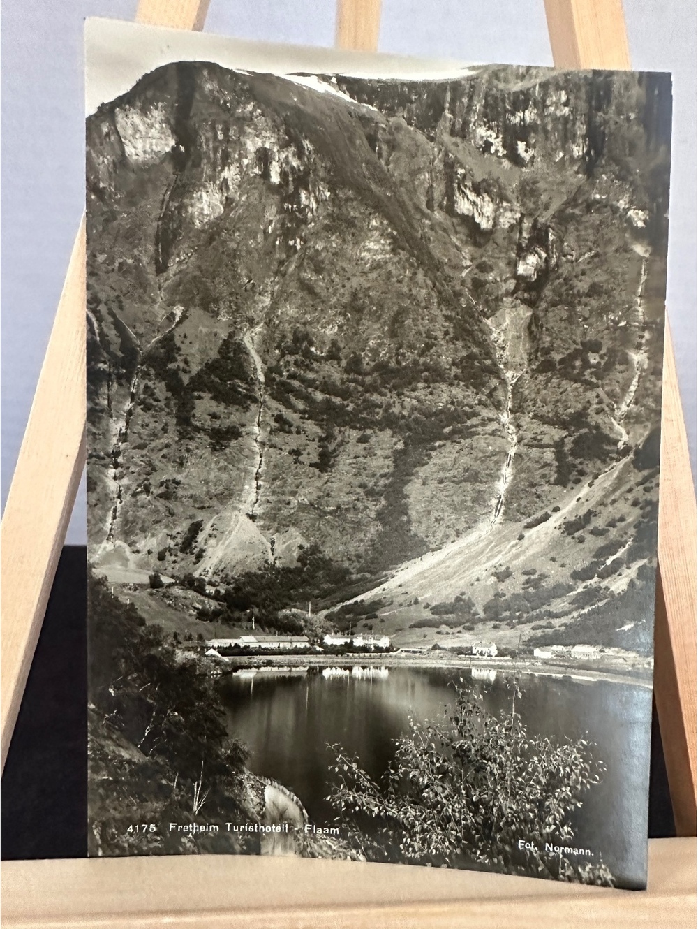 Vintage Norway Fretheim Turisthotell Flåm Postcard Normann 4175 Unposted